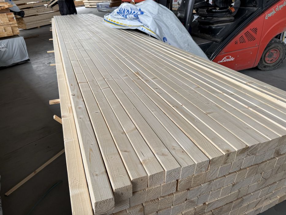 Kantówka łata strugana lamele świerk C24 45x45