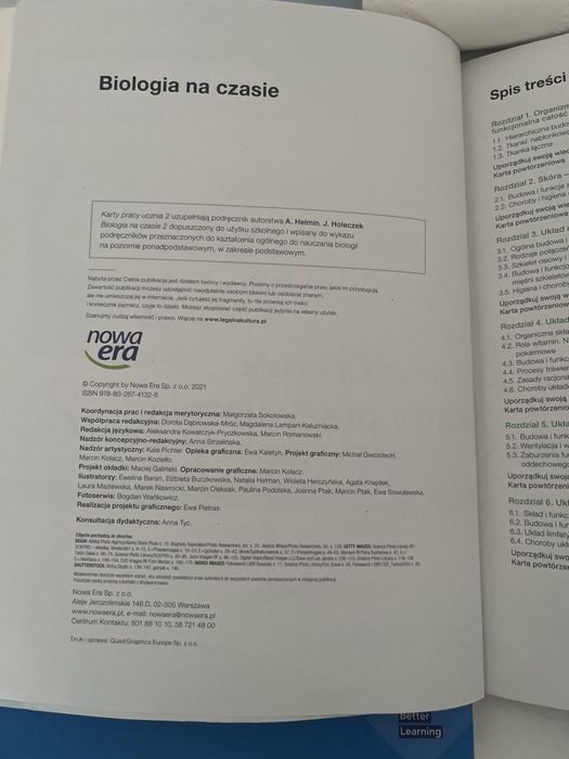 Karty parcy 2.Biologia na czasie