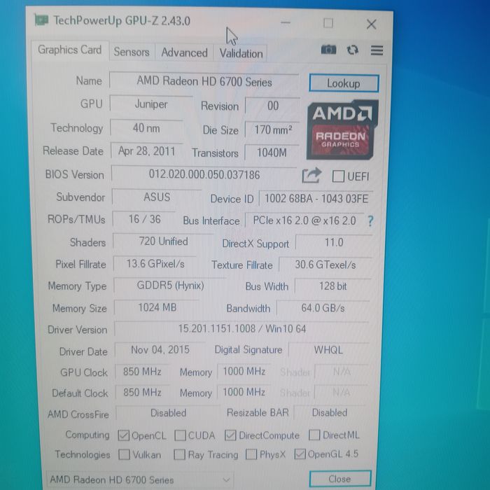 hd6770 dobry Stan sprawna