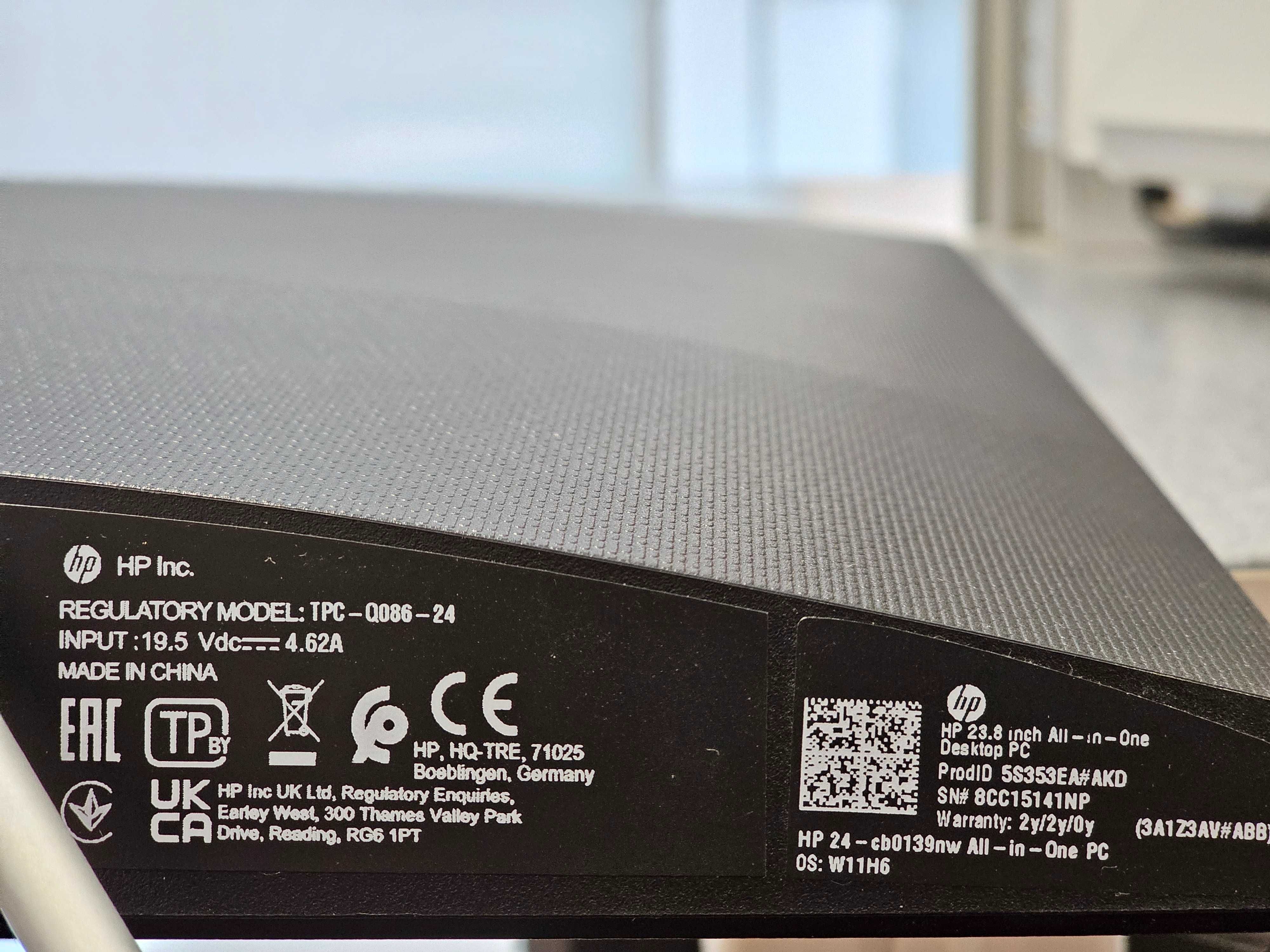 Komputer stacjonarny All in One HP 24-cb0139nw
