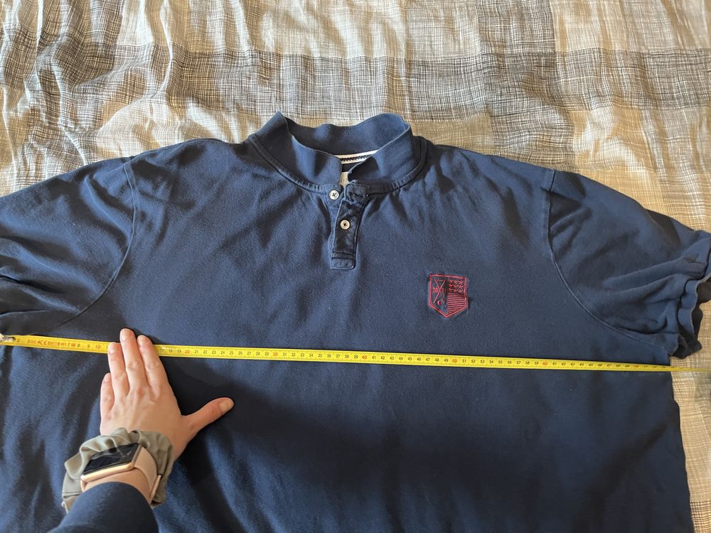Polówka męska koszulka polo 5xl granatowa pier one