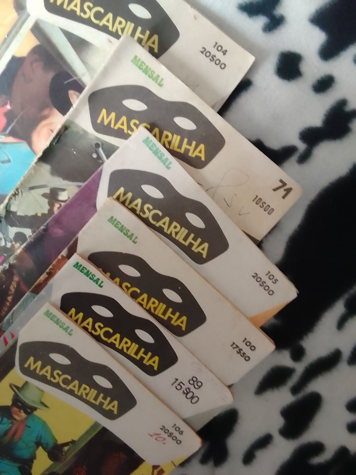 Vários exemplares de banda desenhada Mascarilha  cada 4€