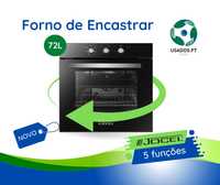 Forno de Encastre preto 5 funções JOCEL