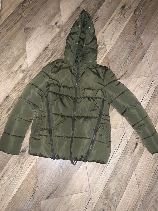 Zielona meska  kurtka zimowa r.L