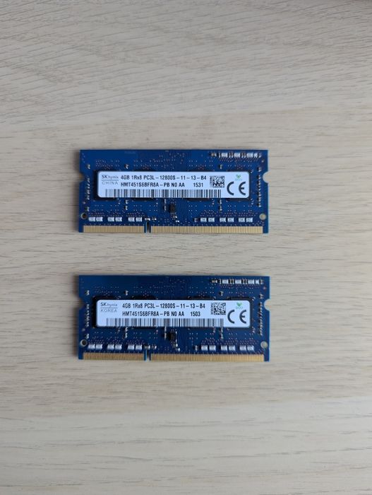Pamięci RAM DDR3 SODIMM 2x4gb