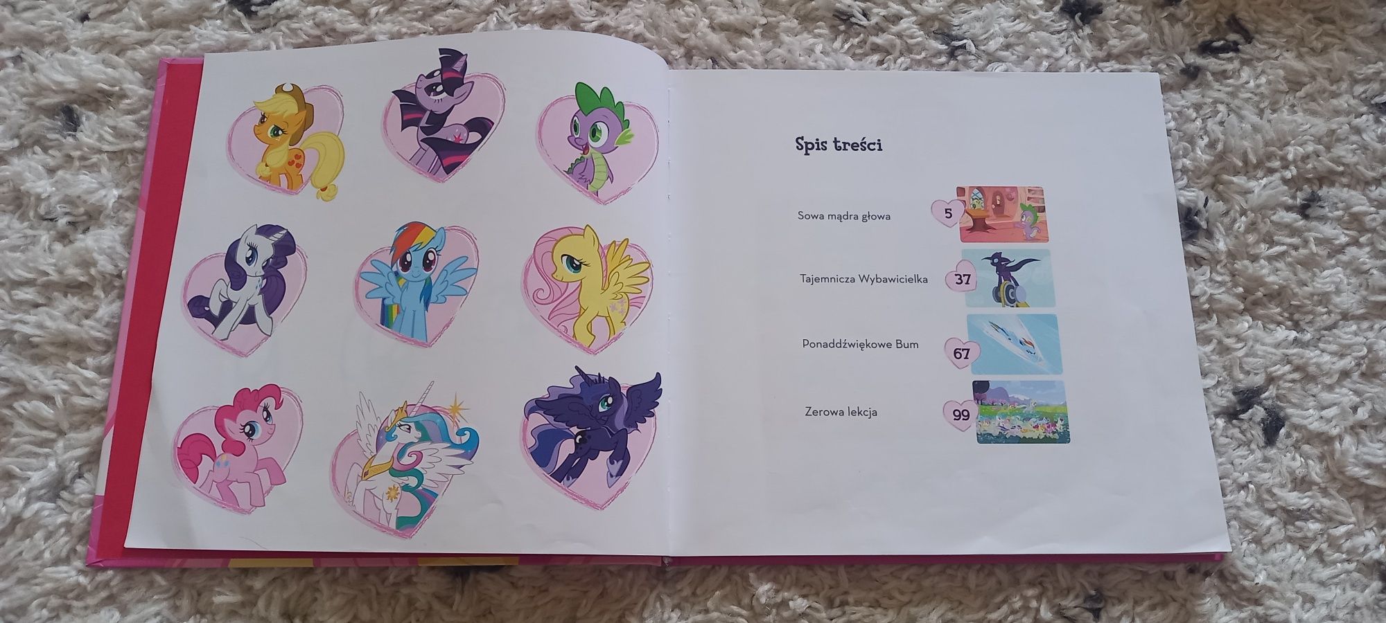My Little Pony książka Bajeczne Przygody maskotki Rainbow Twilight