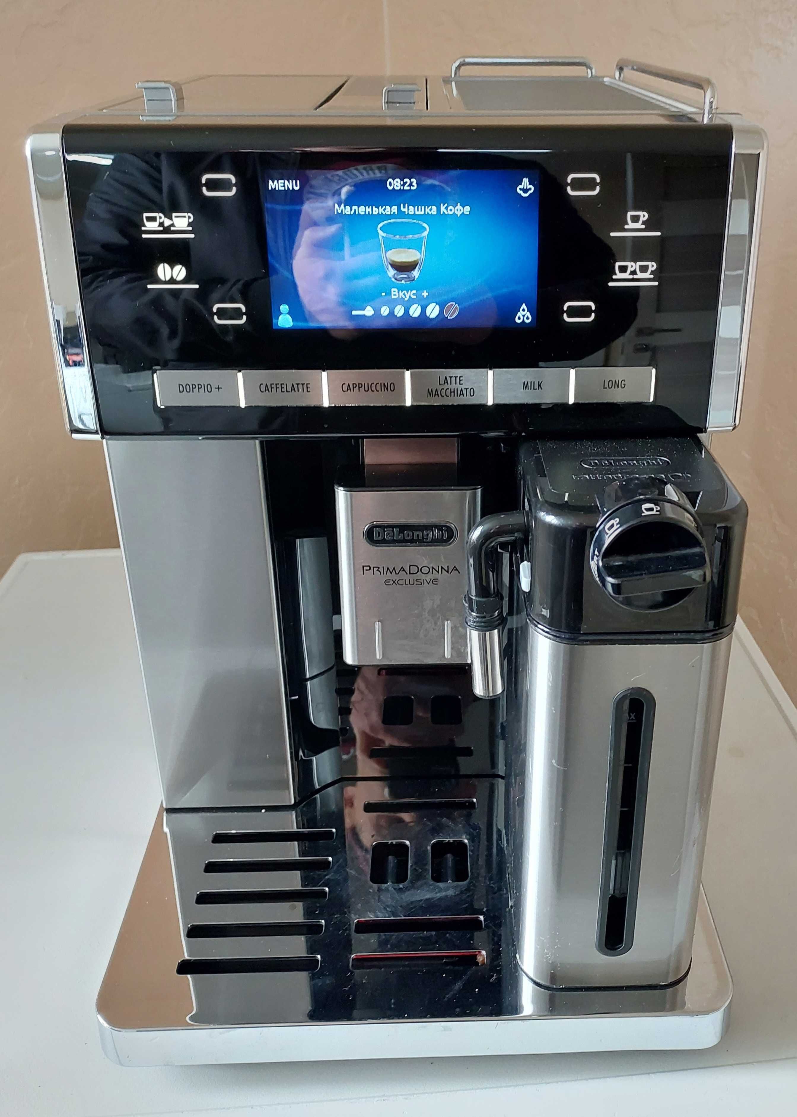 Кофемашина автоматическая Delonghi PrimaDonna Exclusive ESAM 6850.M
