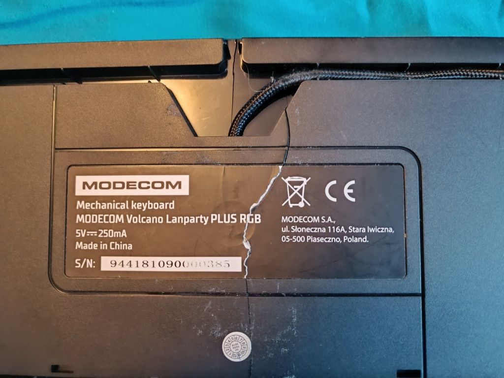 Klawiatura Modecom Volcano Lanparty RGB Plus