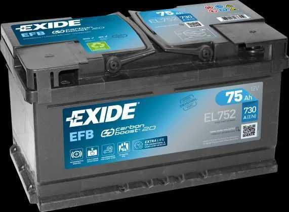 Akumulator EXIDE EL752 EFB 75Ah 730A Olsztyn