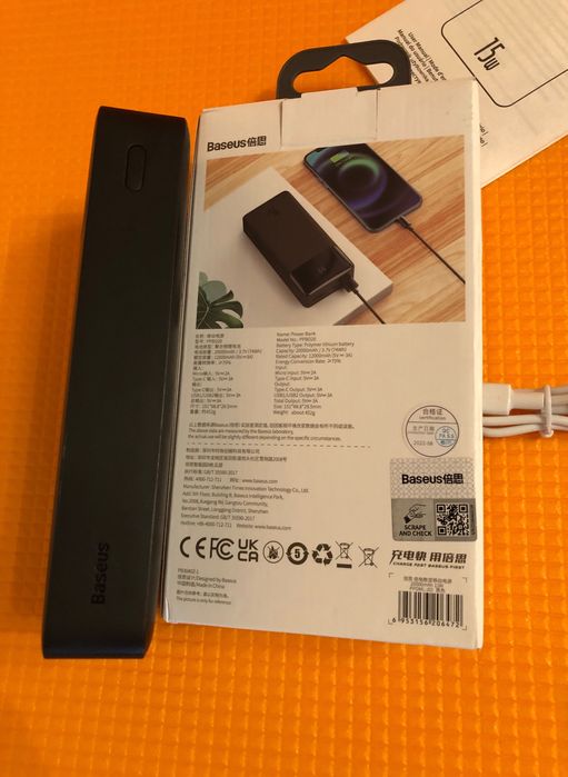Baseus зовнішній акумулятор Павербанк power bank повербанк батарея