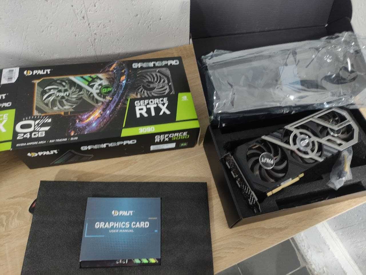 Продам Palit GeForce RTX 3090 GamingPro 24GB не LHR