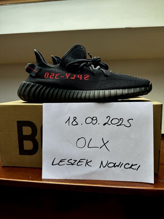 Yeezy Boost 350 V2 Black Red Bred rozm. 44