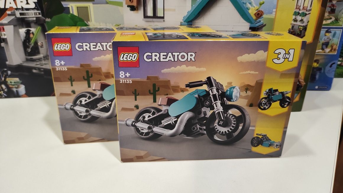 Конструктор LEGO Creator 31135  Винтажный мотоцикл (128 деталей)