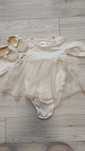 Komplet do chrztu, sukienka i buciki eleganckie. H&M rozm. 62