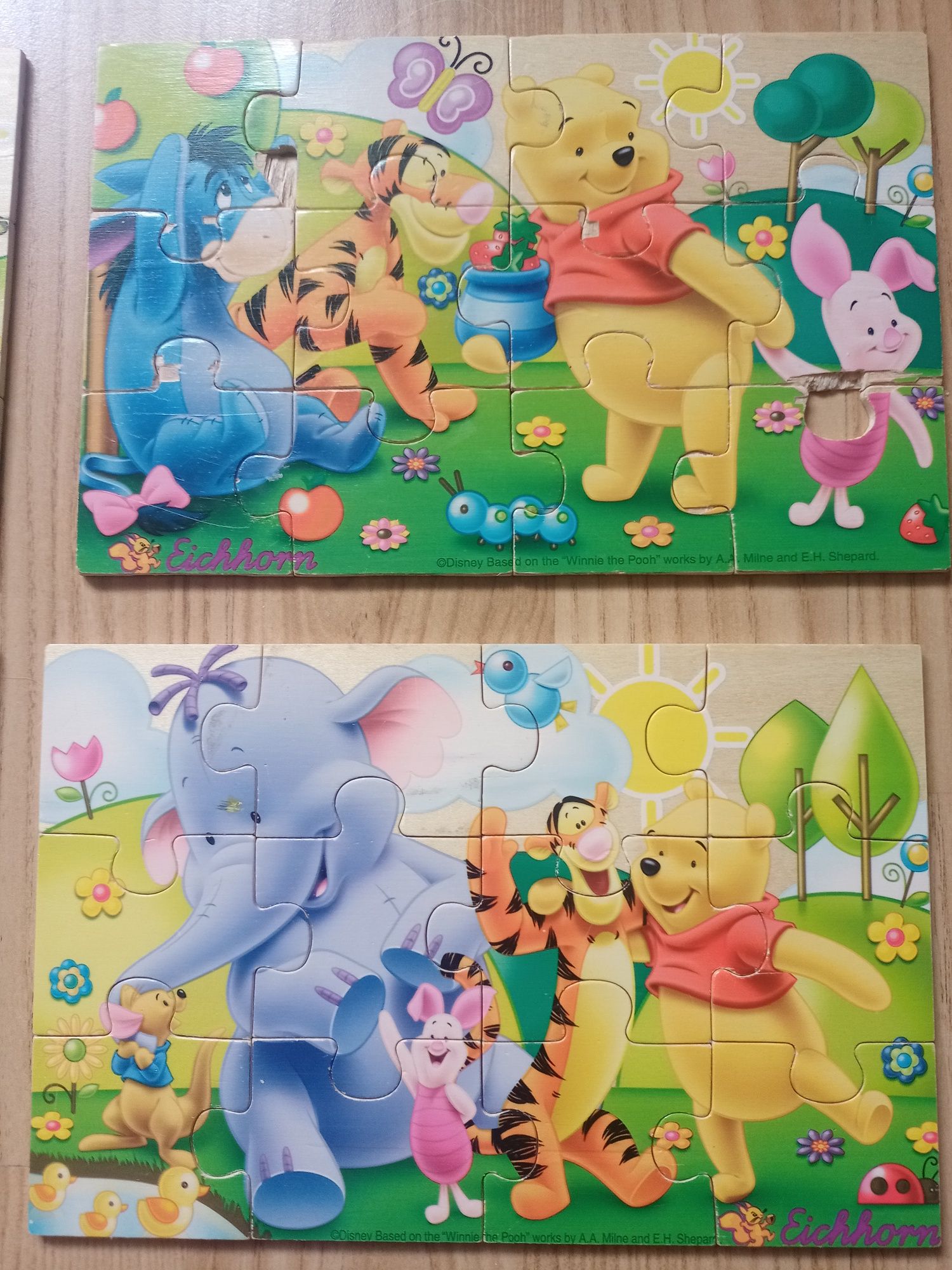 Puzzle drewniane w pudełku Eichhorn