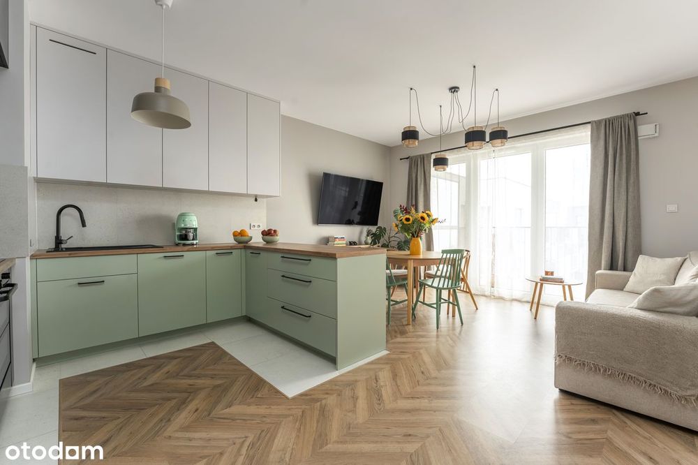 Słoneczne 4-pokojowe mieszkanie z pięknym widokiem na zieleń