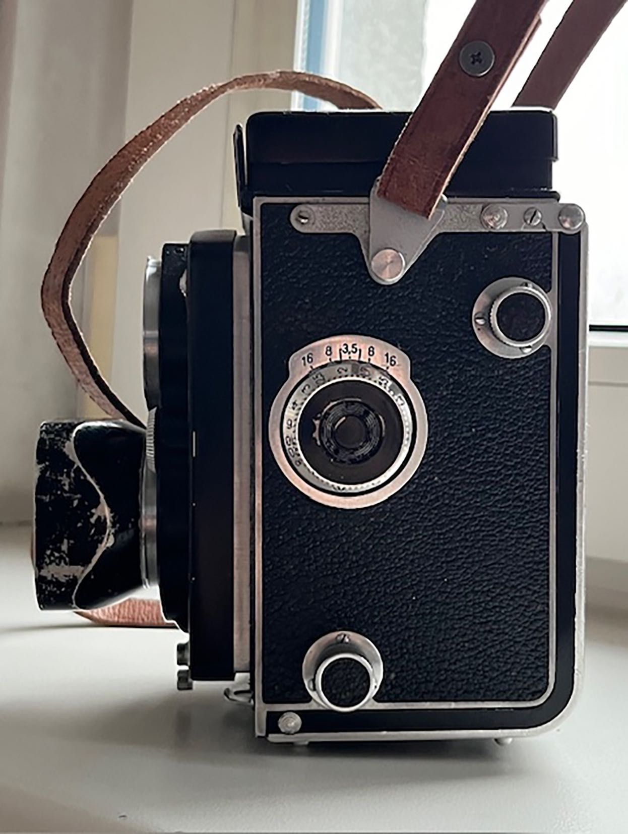 Rolleiflex K4 - 75mm/3.5 - aparat 6x6 z futerałem