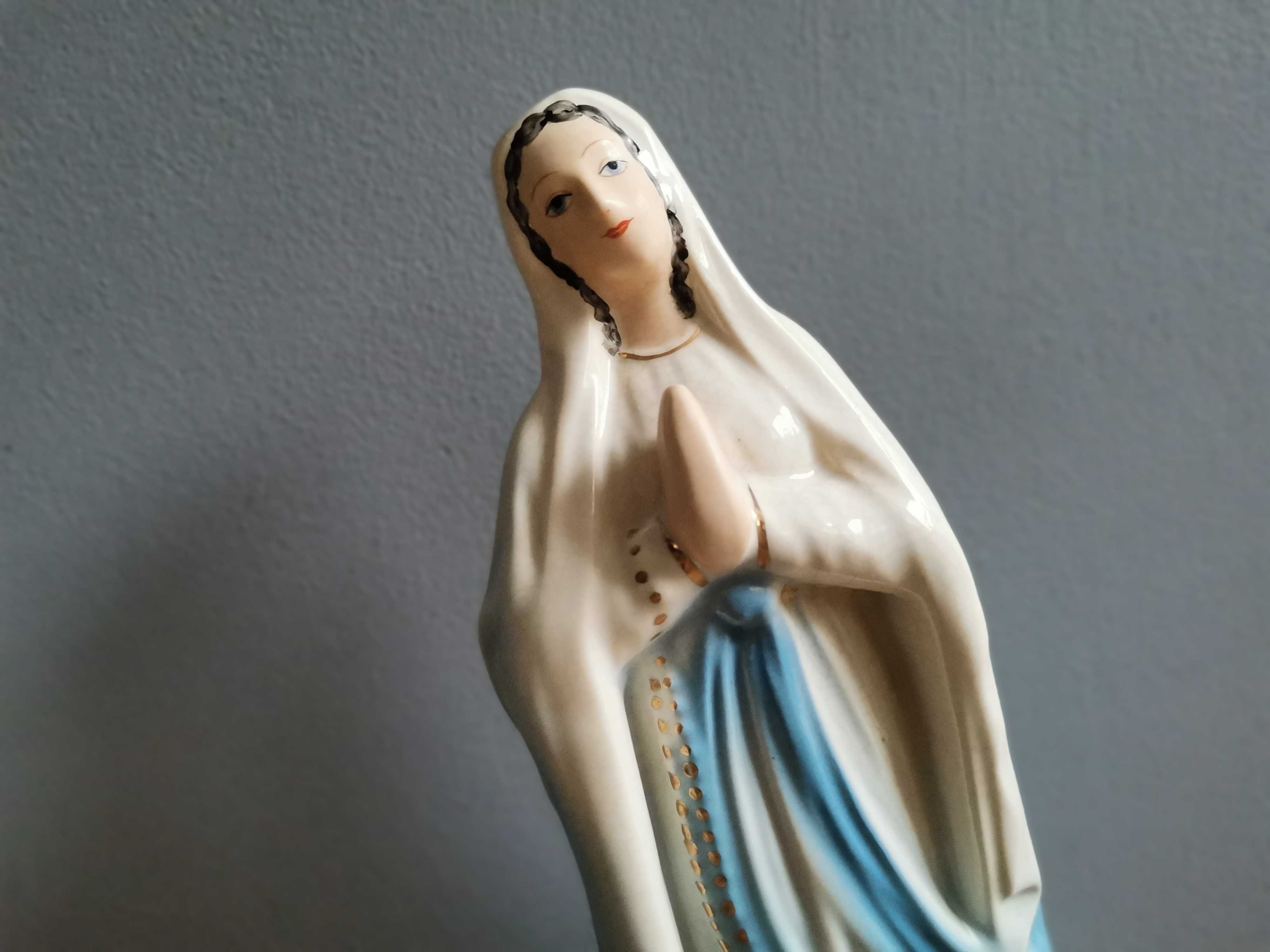 Stara figurka porcelanowa Matka Boska, Jan Jezel Katowice