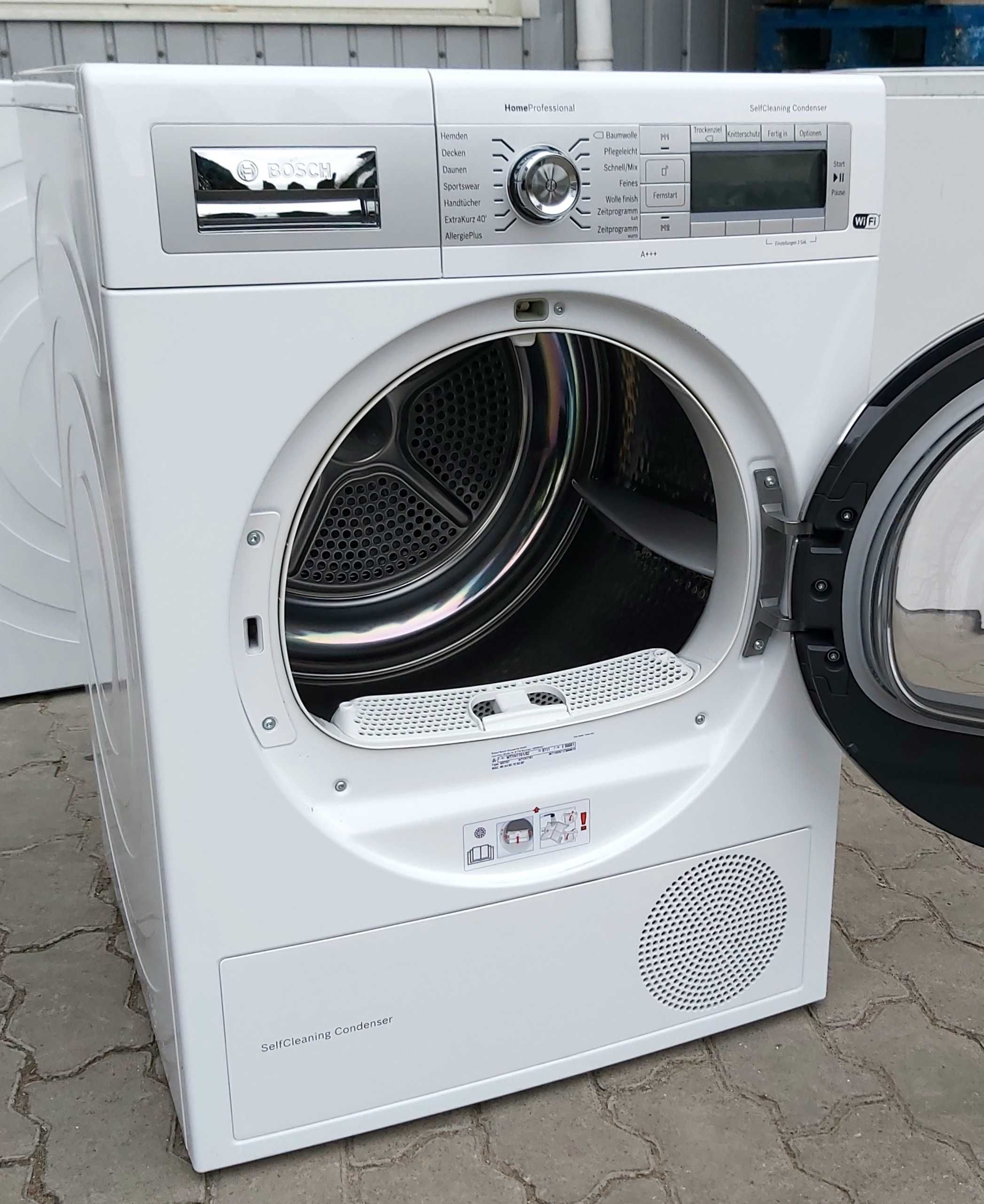 Сушильная машина с тепловым насосом Бош  Bosch WTYH7701 А+++ 9кг Wi-Fi
