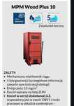 Kocioł MPM Wood Plus 10kW zgazowujący drewno.  Na doinwestowanie