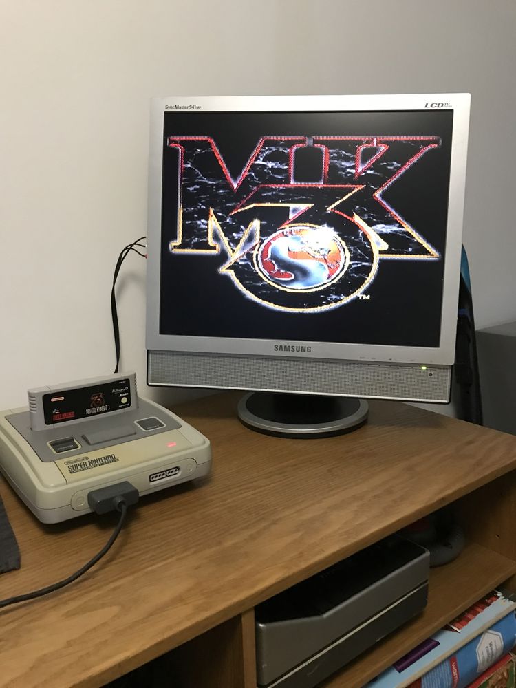 Konsola Snes zestaw, Mortal Kombat 3, Mario All Stars