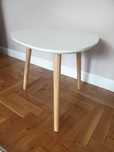 Stolik kawowy JYSK, bialy, 48cm