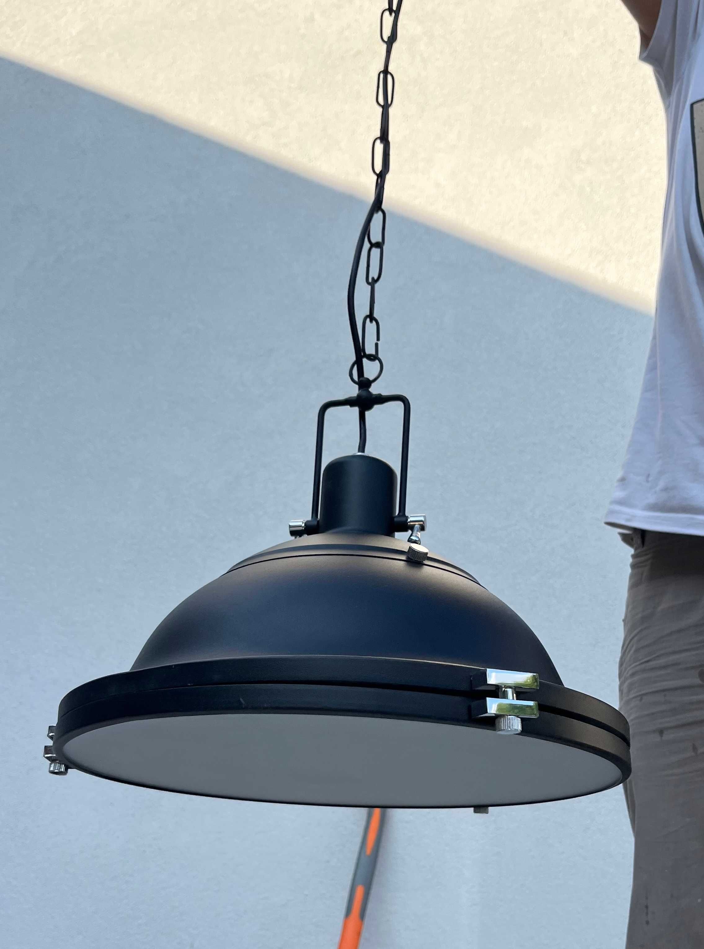 Lampa wisząca KASPA NAUTILIUS L czarna