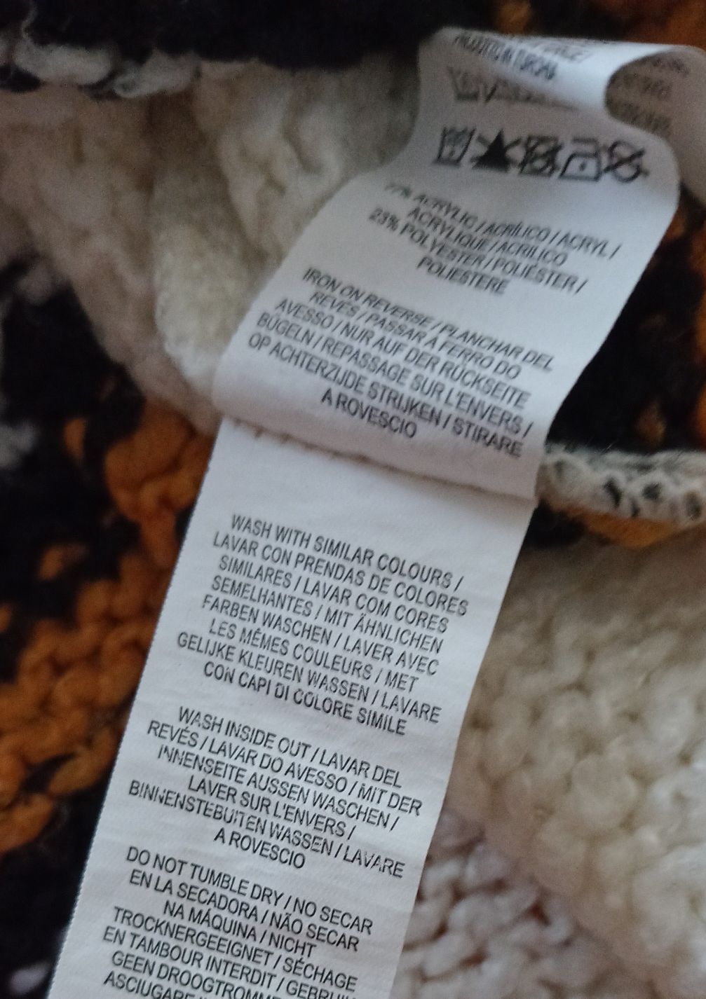 Swetr w kolorowe pasy PRIMARK rozmiar L