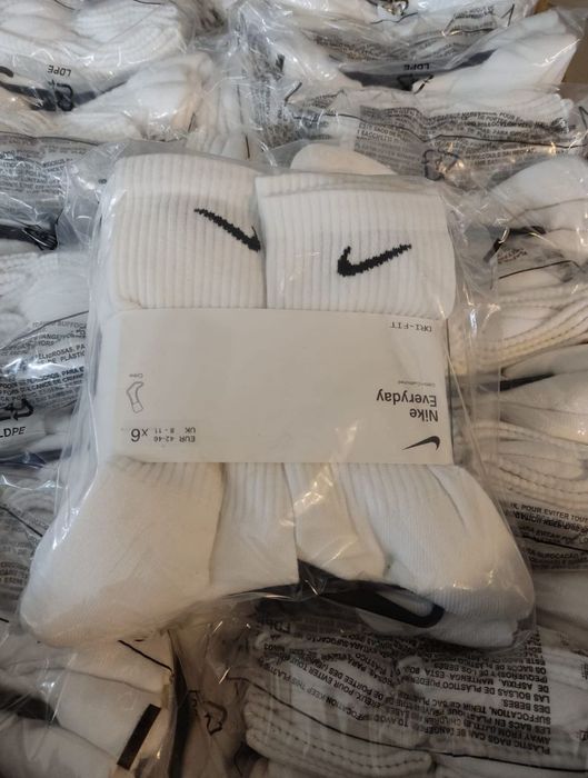 Оригінальні шкарпетки найк, носки найк оригінал, найк високі білі