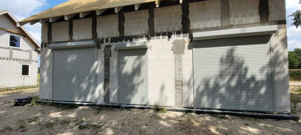 Brama rolowana 325 cm szer x 310 cm wys (340x340) z napędem-okazja!!!