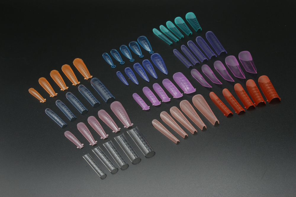 Верхні форми для нарощєння для френчу та кольорові