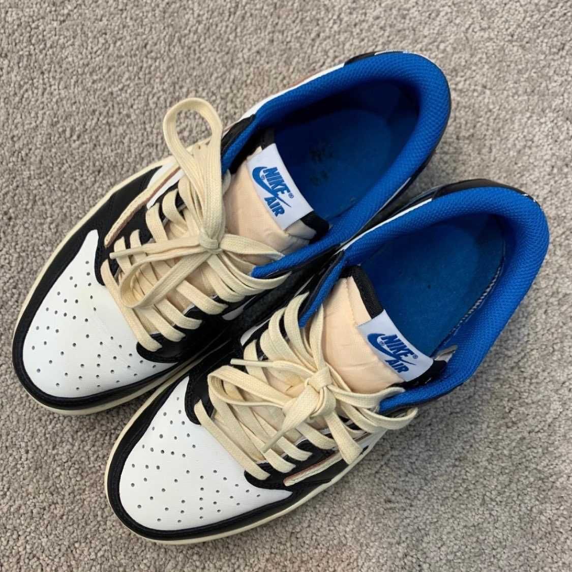 Nowe*Nike_Męskie_Jordan1_Biały*UnuseTrampki.41