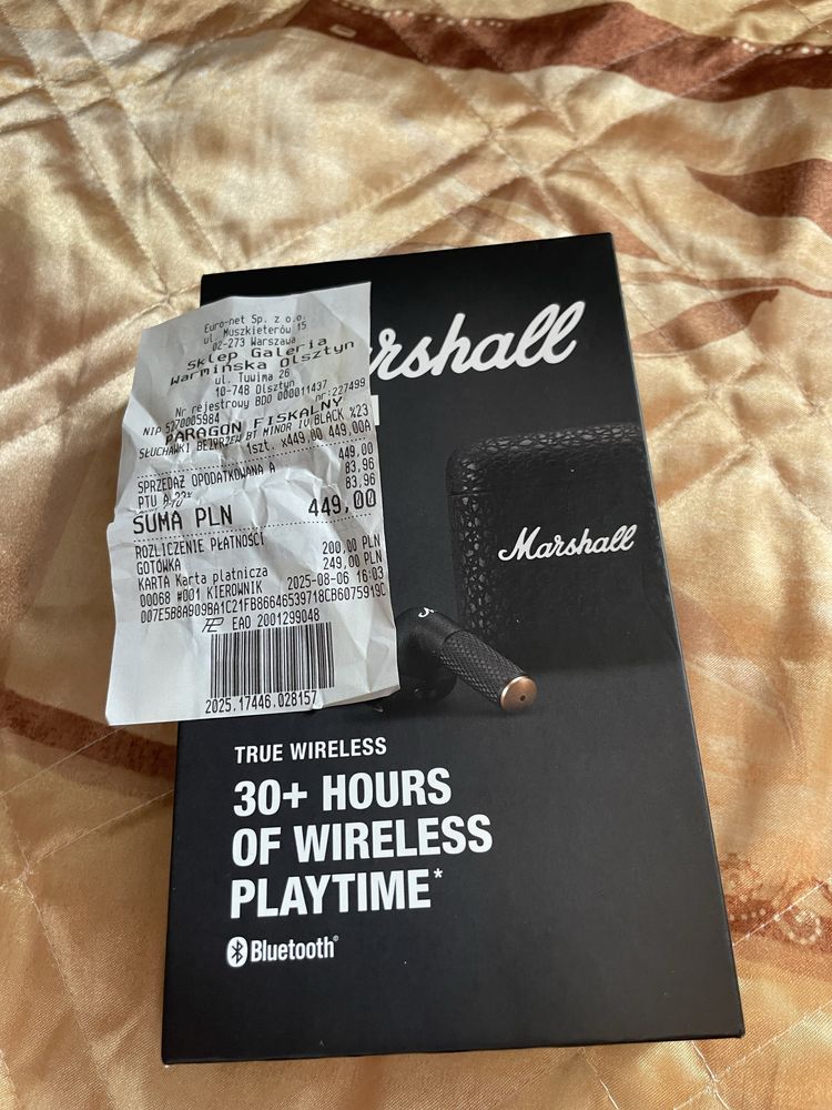 (Nowe) sluchawki Marshall Minor IV