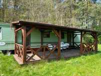 Taras drewniany 7x3m do domku holenderskiego