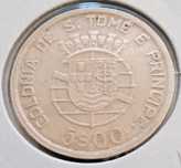 São Tomé e Príncipe - 5$00 1948 Prata
