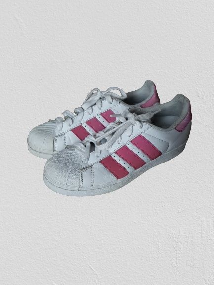 Buty Adidas Superstar Biało-Różowe 38 2/3
