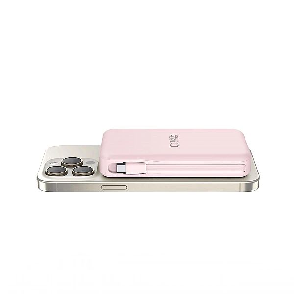 Powerbank Tech-Protect PB31 LifeMag MagSafe 10000 mAh - różowy