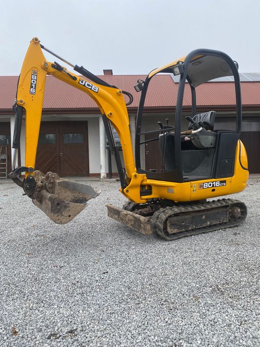 Minikoparka jcb 8016cts dobry stan