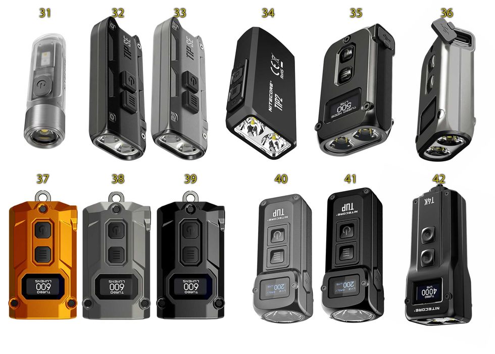 Nitecore Tup Mt Srt7i Nw Scl Mh Nu Hc Ha Hu Edc P Tm Tip Tini Tiki Cw