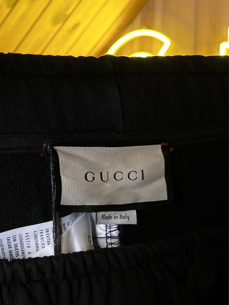 Шорти Gucci Black Technical Ami Fendi Jersey Shorts.