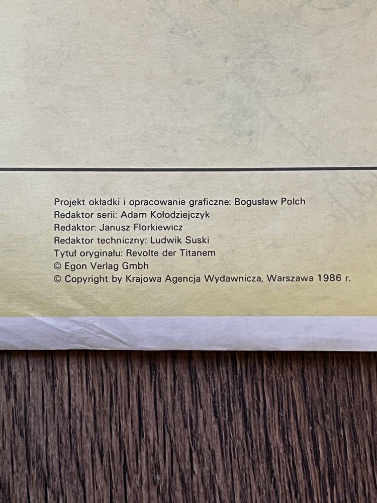 Komiks Bunt Olbrzymów z PRL