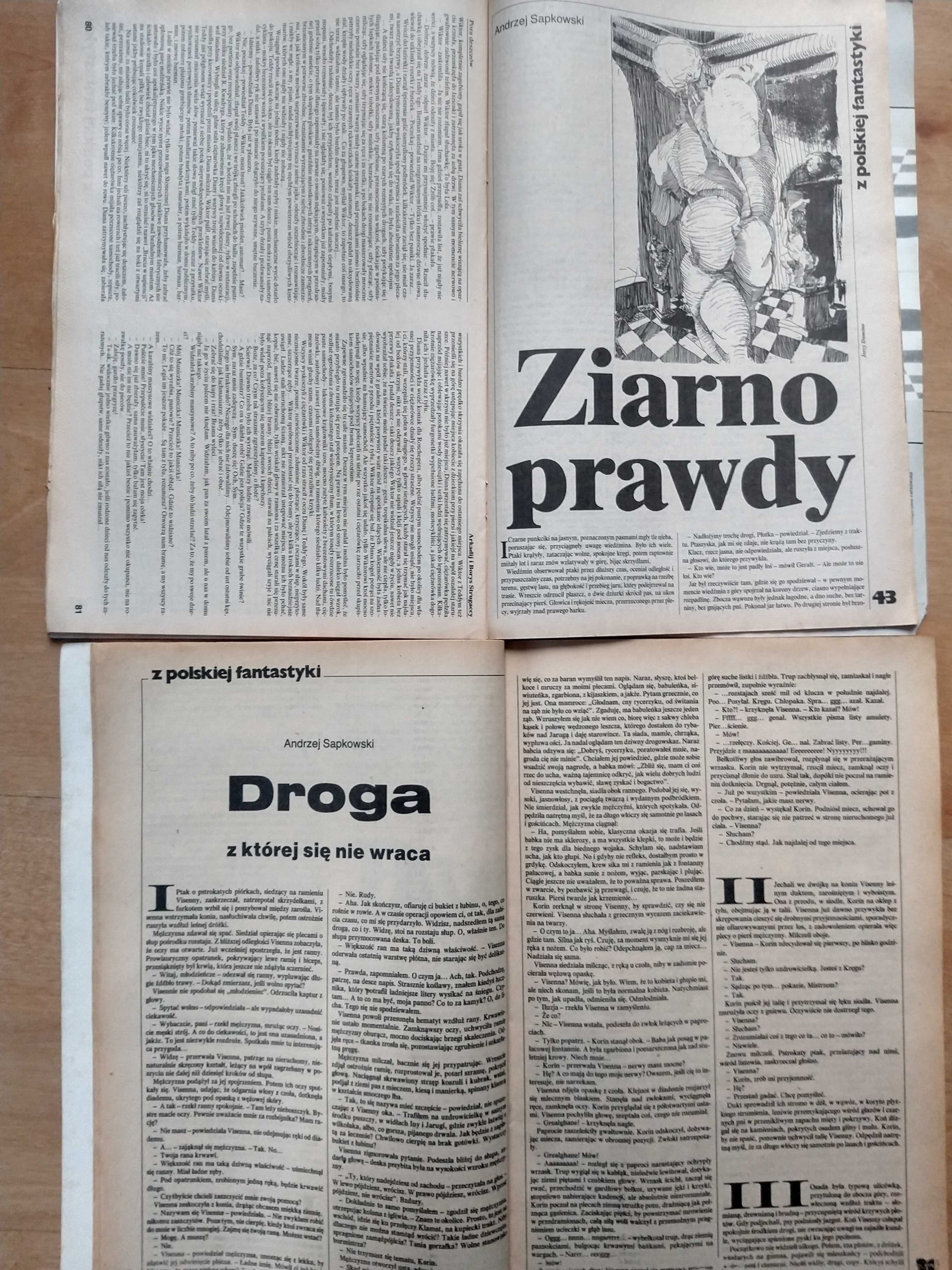 Ziarno prawdy,Droga z której się nie wraca Sapkowski Fantastyka