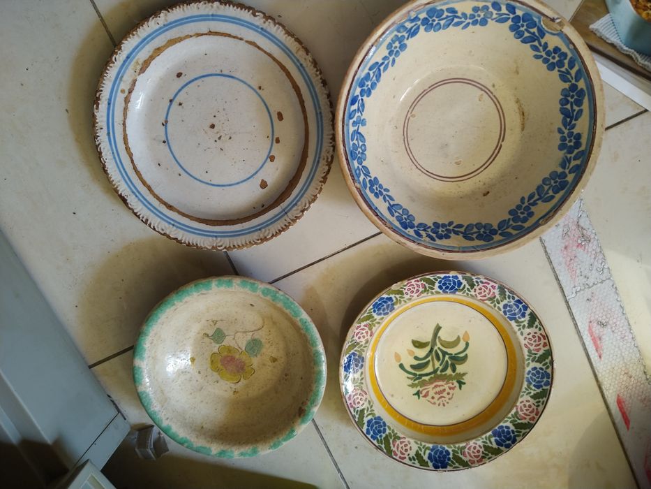 Pratos covilhete ratinhos antigos