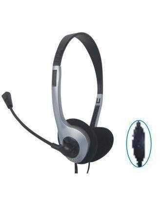 Headset com microfone rotativo auscultadores fones headfones Novos