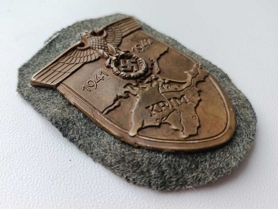 Наградной шеврон Крымский Щит Знак Вермахт 1942 Германия