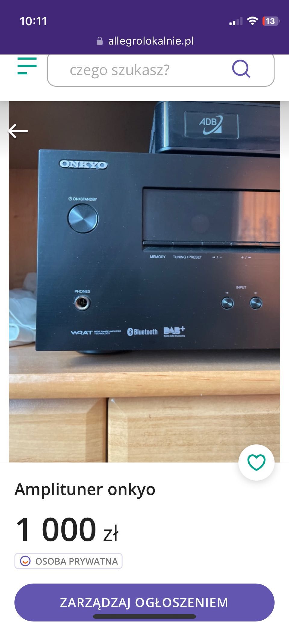 Amplituner onkyo tx-8220