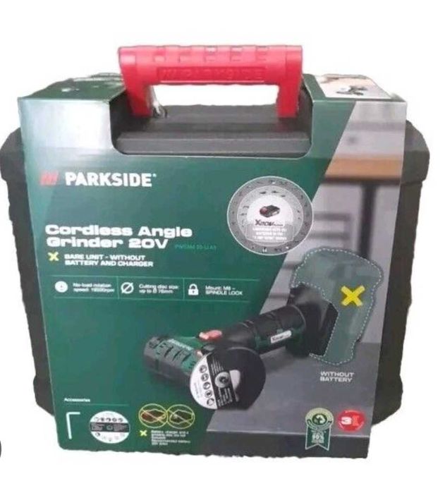Parkside rebarbadora 20v * NOVA *