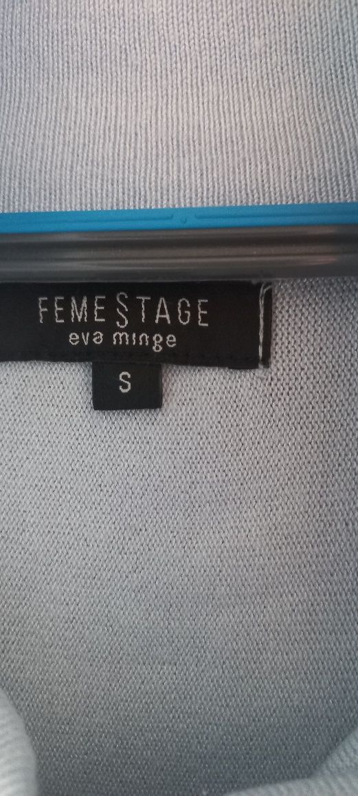 Błękitny golfik Ewa Minge