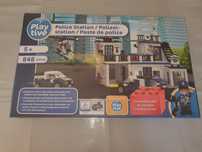 NOWE klocki Posterunek policji policja kompatybilne z Lego radiowóz