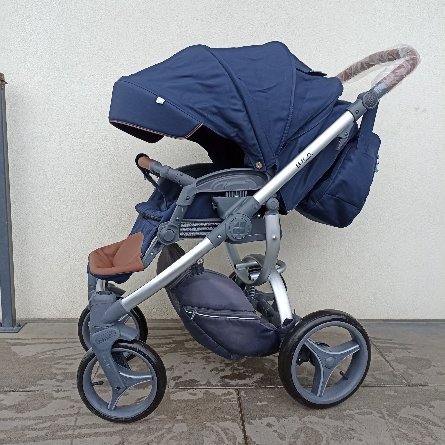 Wózek 4/1 Bebetto Luca pro fotelik cybex plus baza ISOFIX